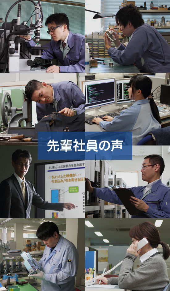 先輩社員の声